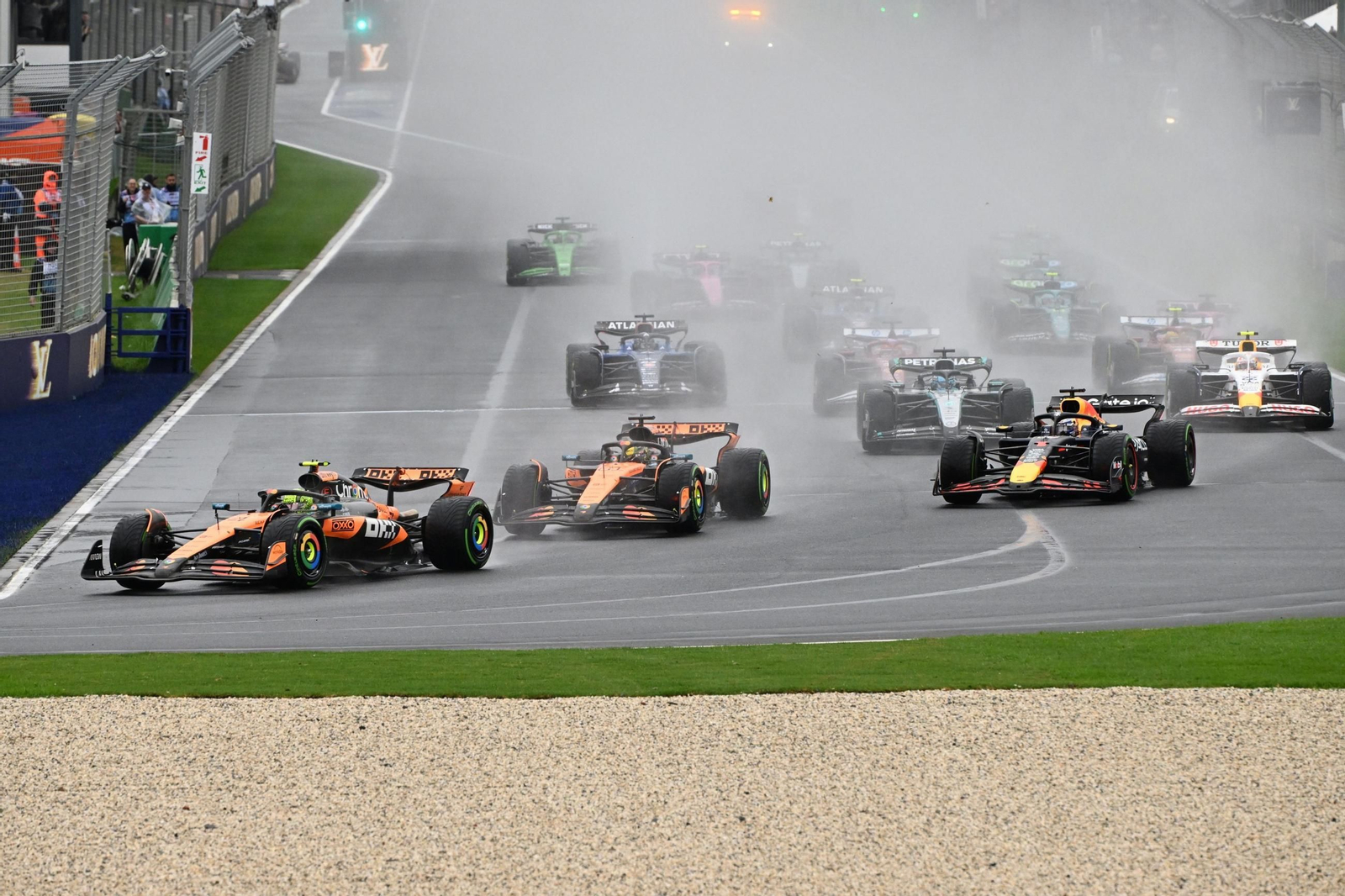 Los fotos del arranque de la Fórmula 1 en Melbourne