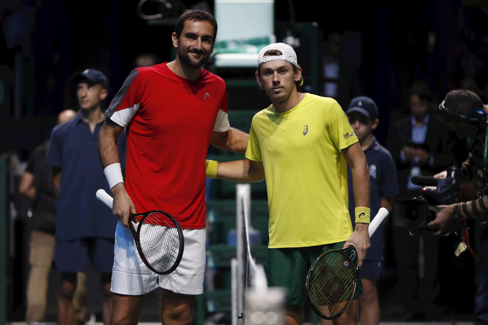 Alex de Miñaur - Marin Cilic de la Copa Davis de Málaga
