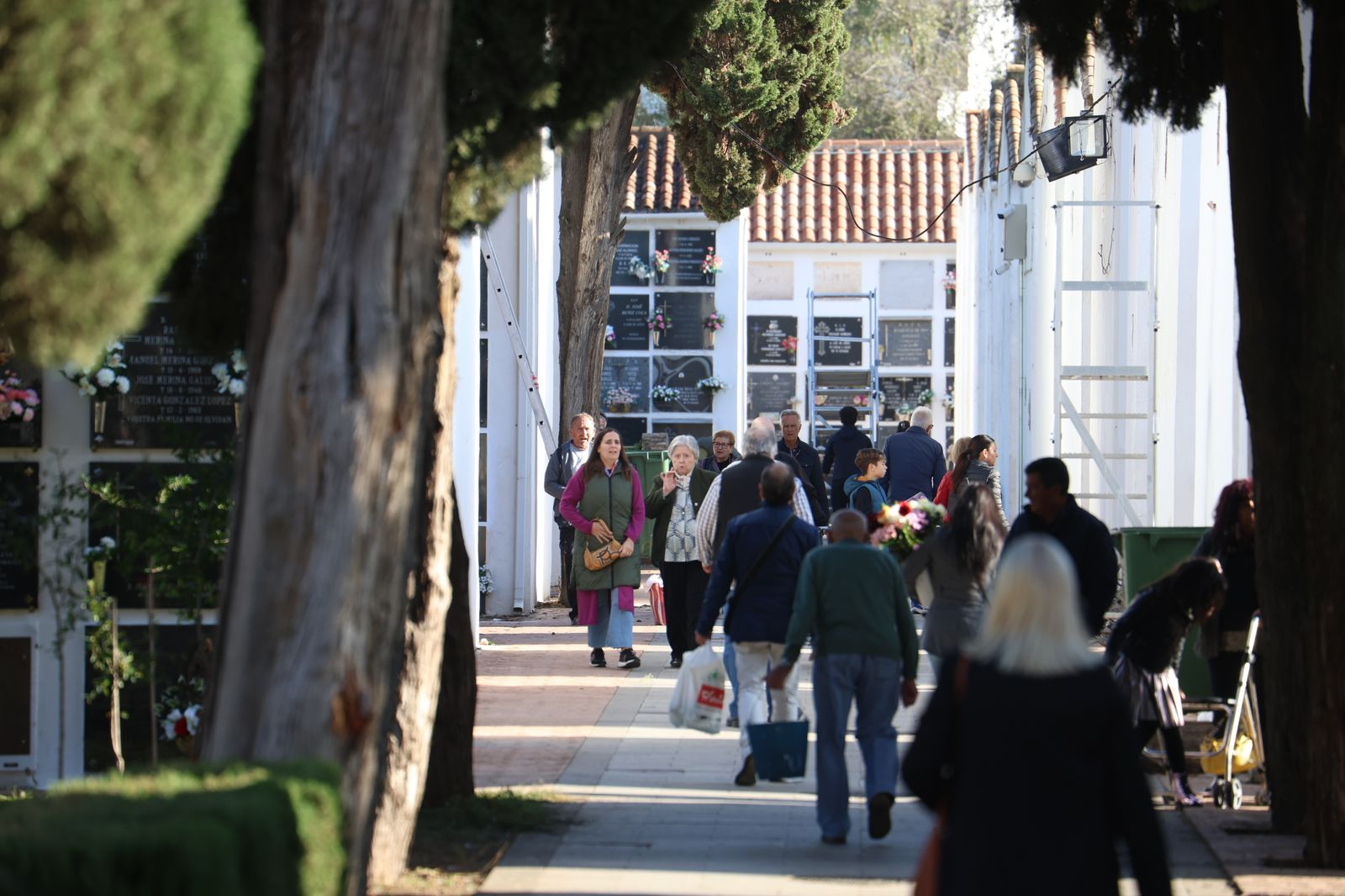 Las imágenes del día de Todos los Santos en el cementerio de San Rafael de Córdoba