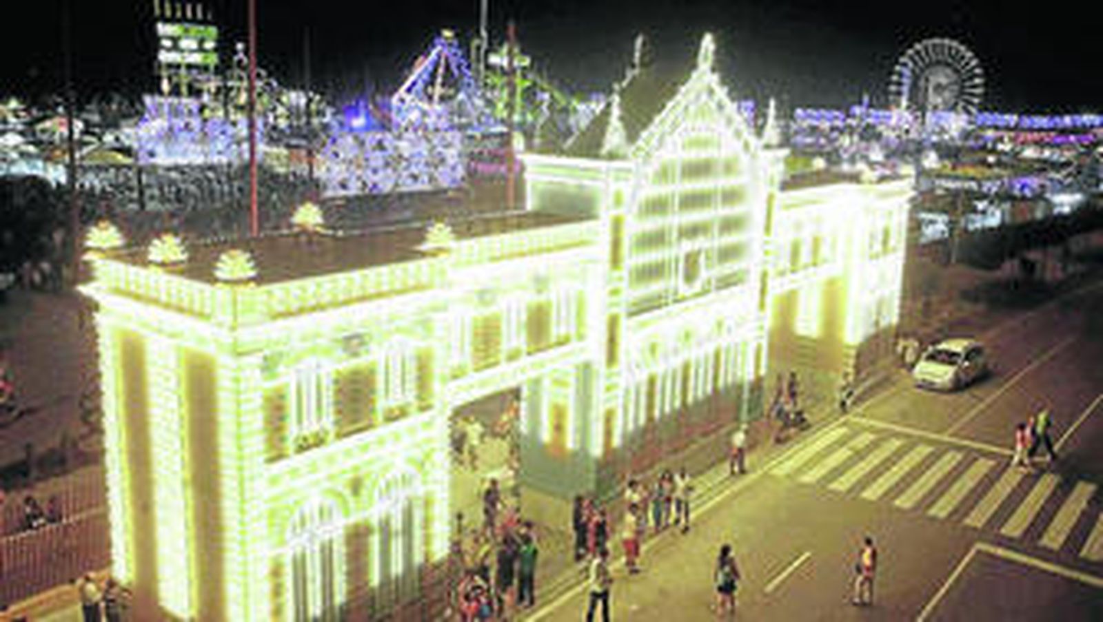 Imagen general del recinto ferial de la Vega de Acá de la capital.