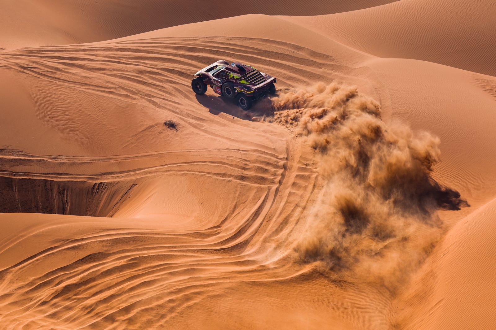 Las mejores fotos del Dakar por las dunas