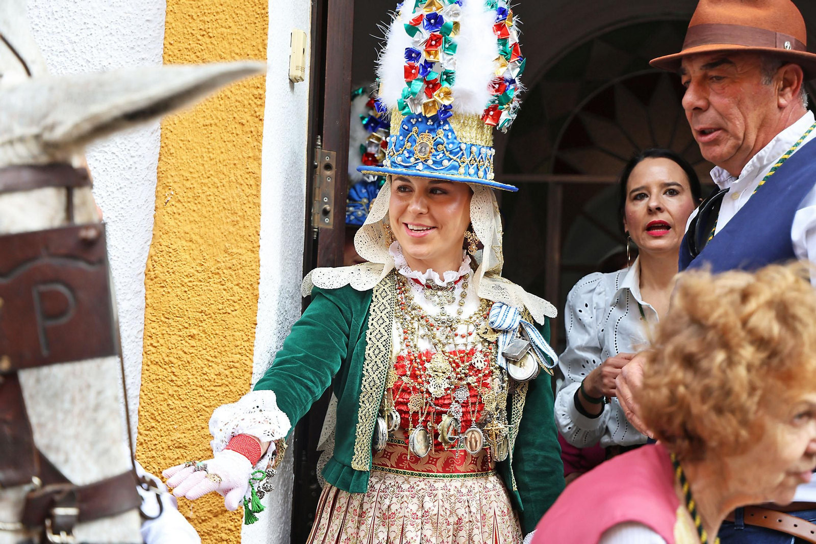 Las imágenes de la romería de San Benito Abad en el Cerro del Andévalo de Huelva