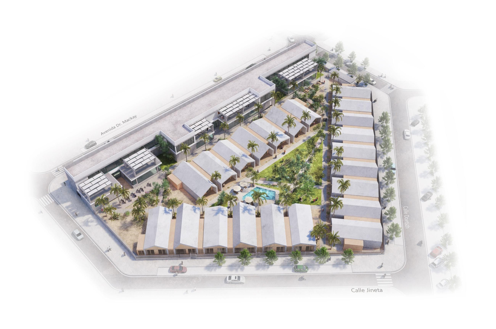 Proyección de la construcción del cohousing senior de Punta Umbría.