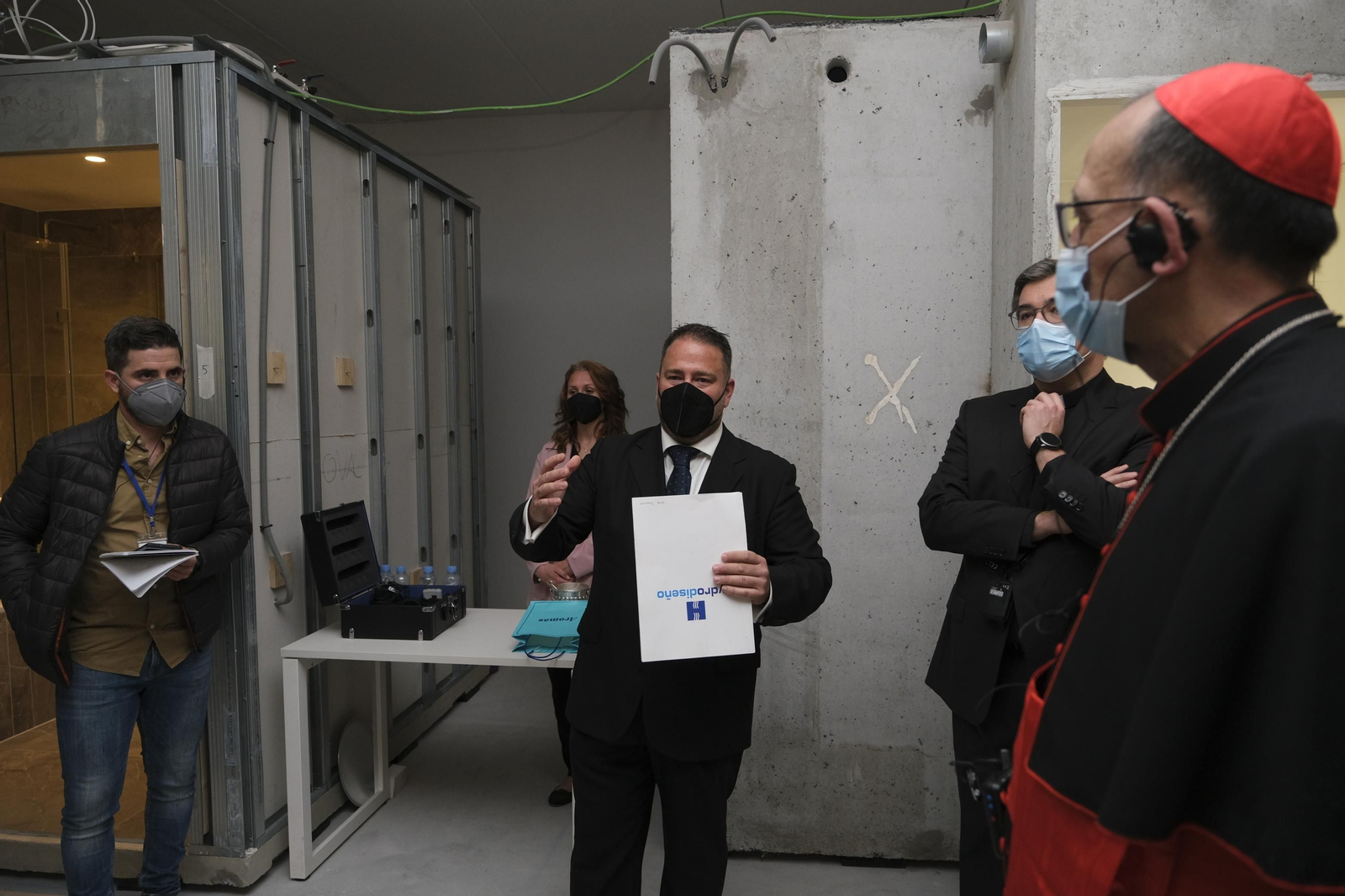 Bendición de las instalaciones de Hydrodiseño, en Huércal Overa (Almería)