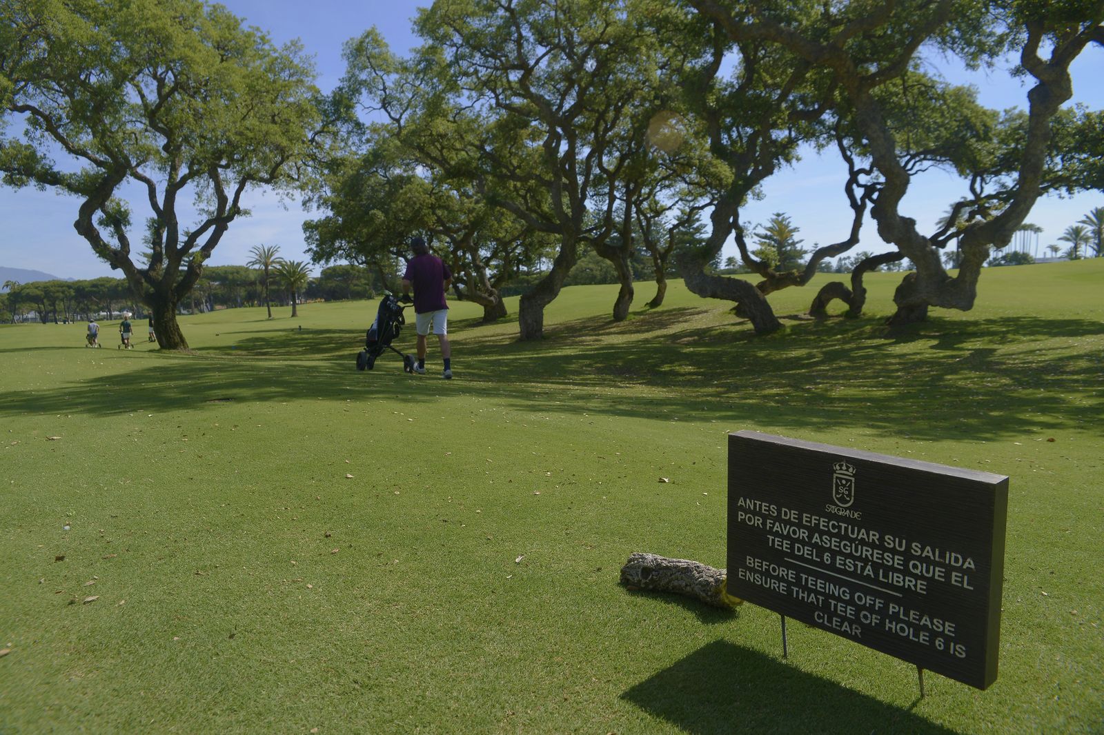 Fotos de la vuelta a la normalidad en los campos de golf de Sotogrande