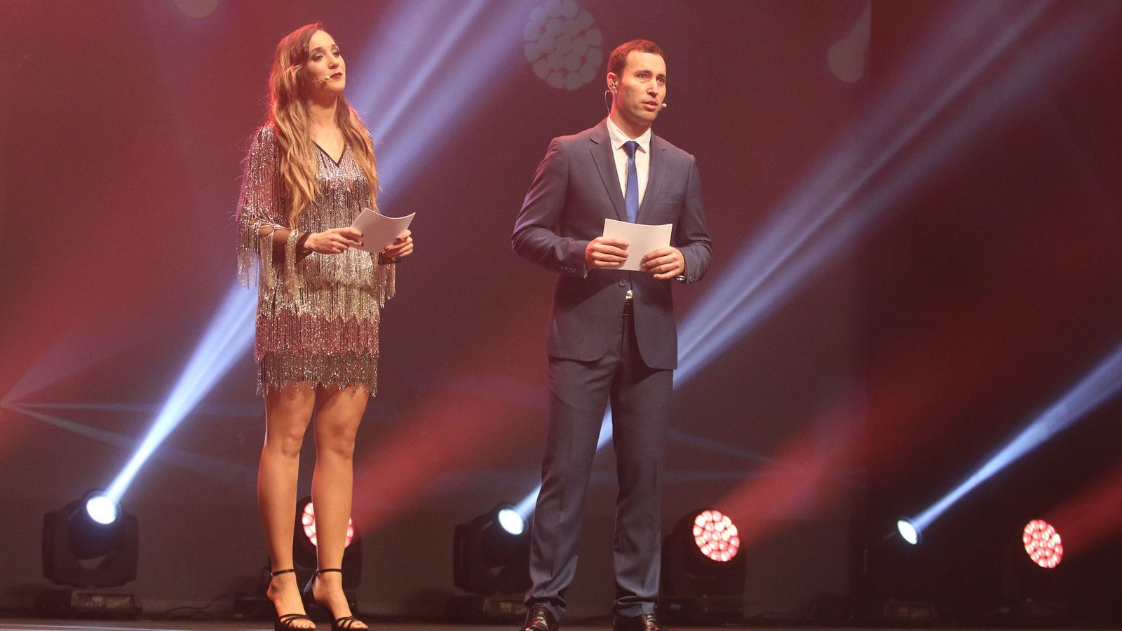Presentadores de la gala.