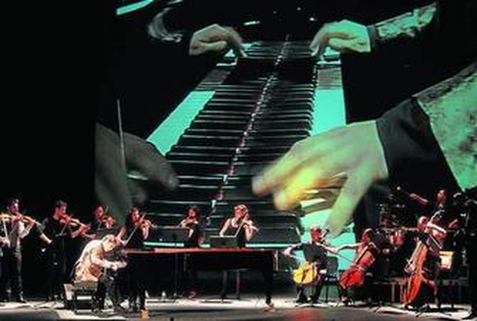 El pianista Manolo Carrasco, durante un concierto en el Falla el pasado año.