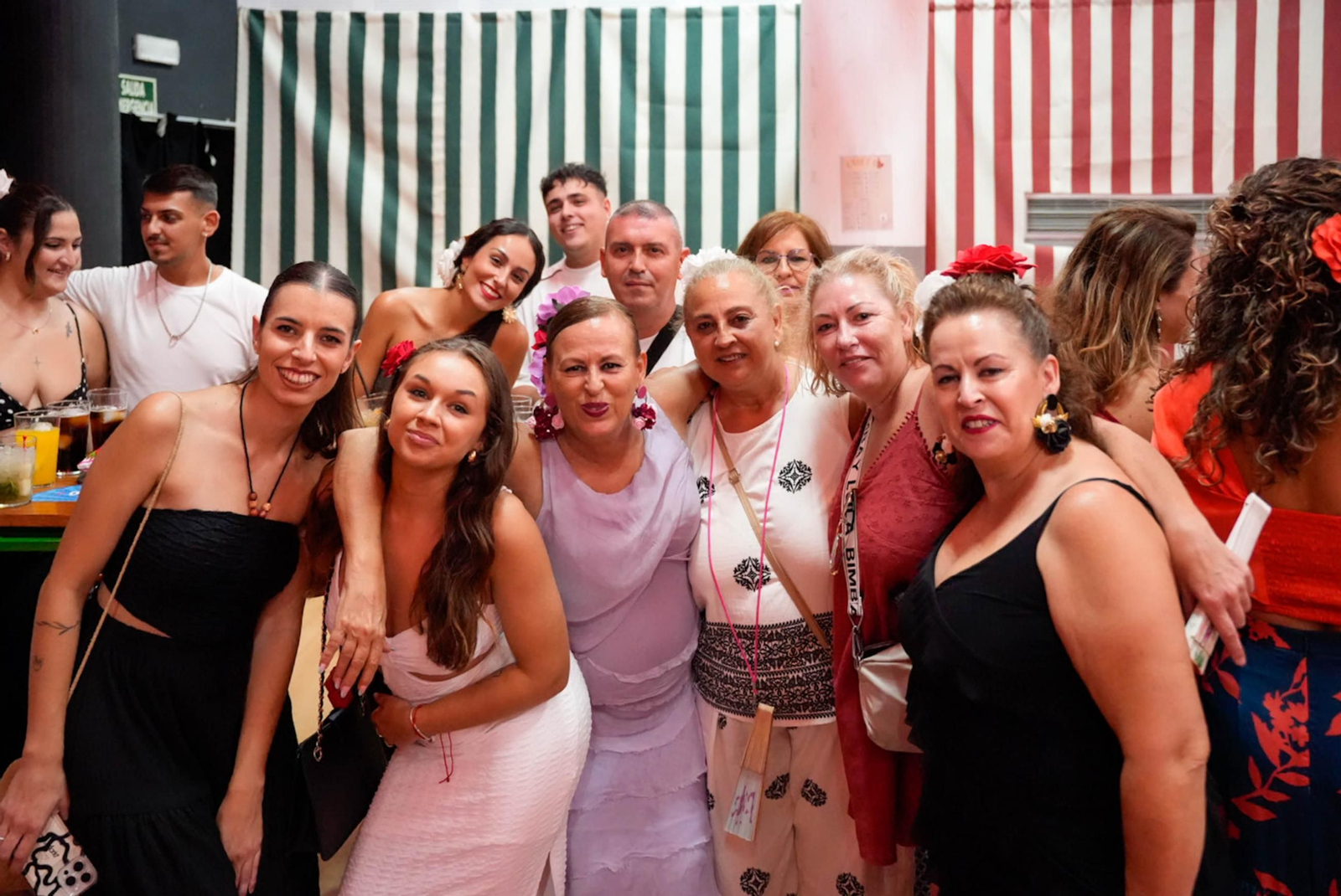 Disfrutando de la feria del mediodía en la jornada del jueves