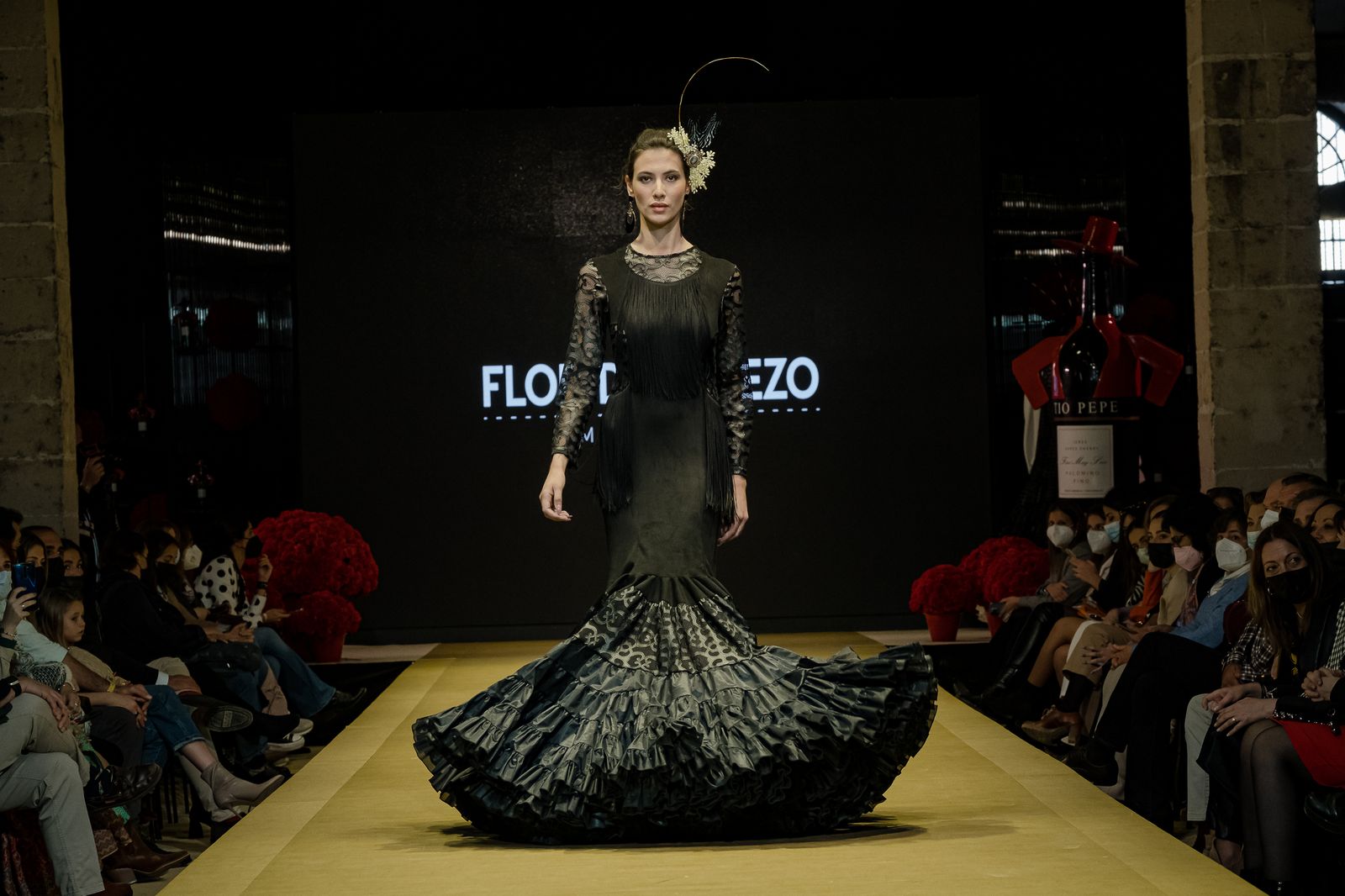 El desfile de Flor de cerezo en la Pasarela Flamenca de Jerez, todas las fotos