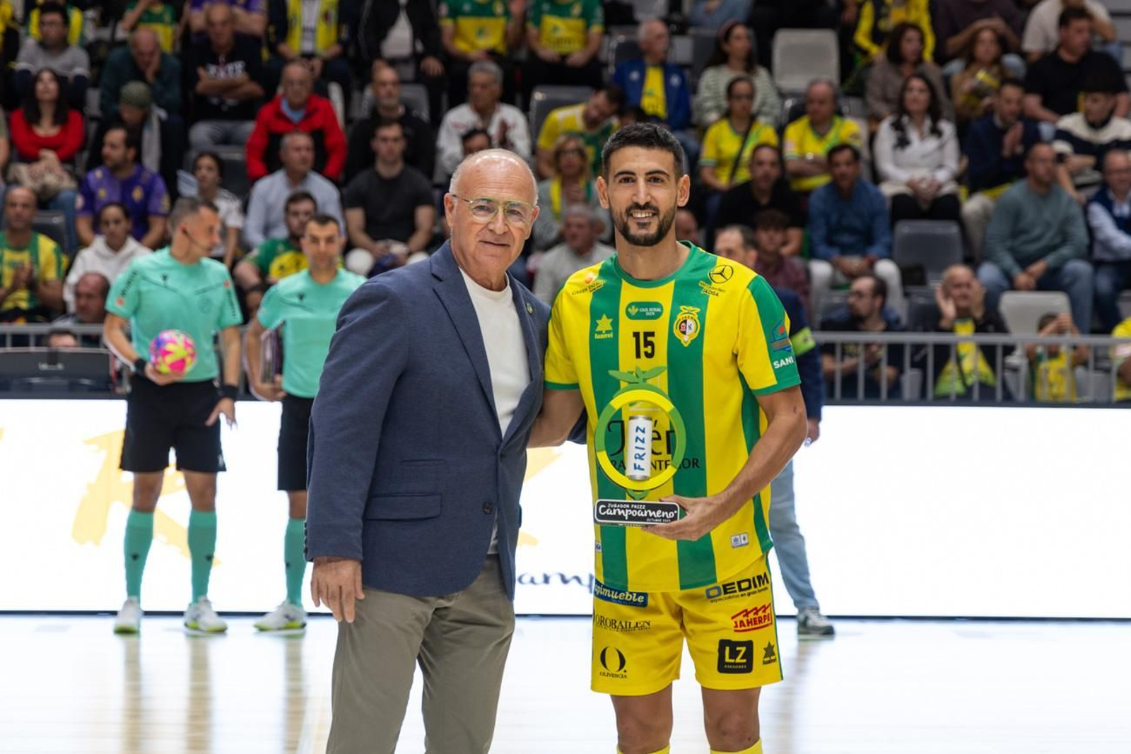 Las mejores fotos de la goleada del Jaén Paraíso Interior FS ante Industrias Santa Coloma