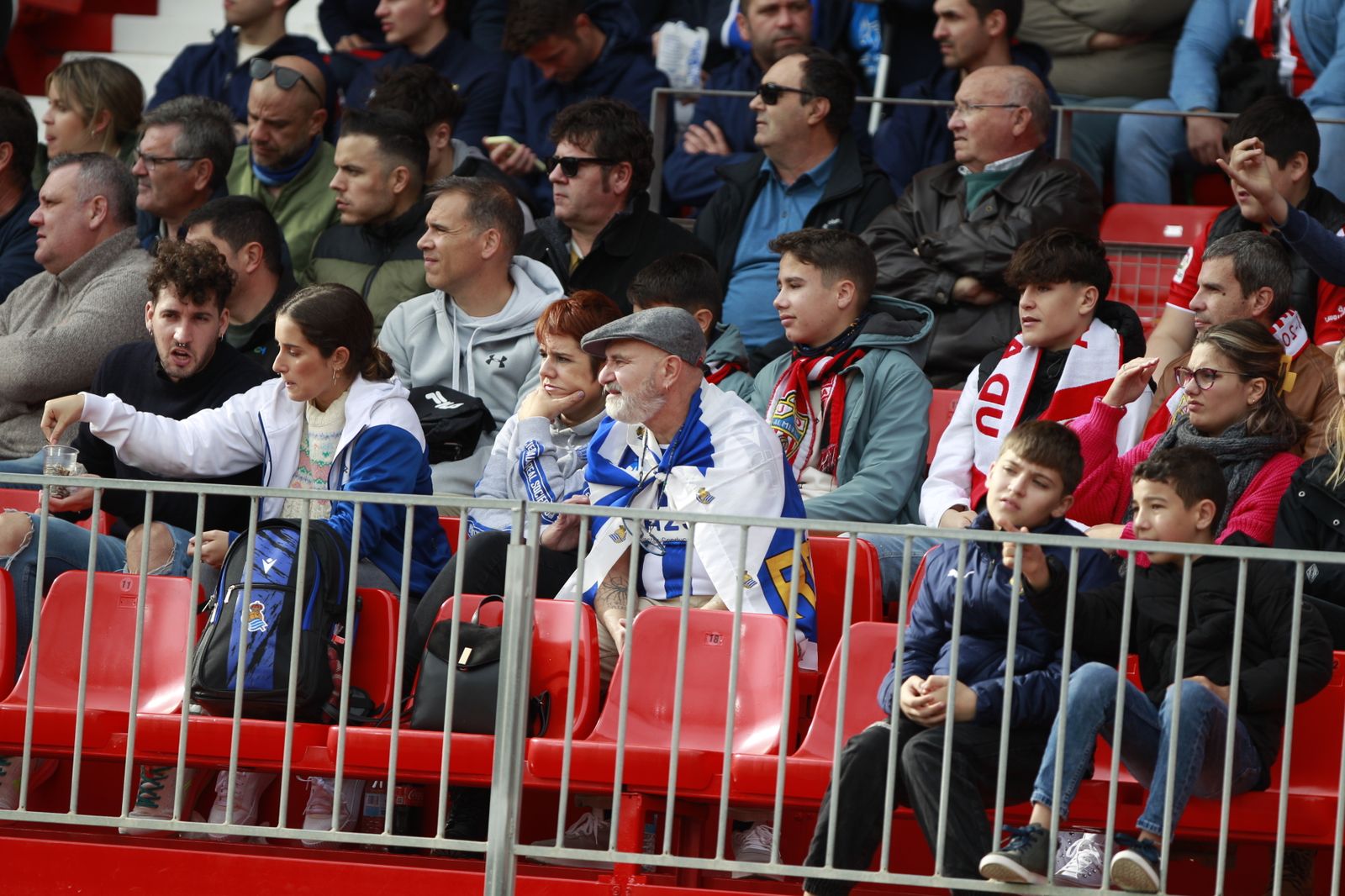 Imágenes del partido U.D. Almería-Real Sociedad