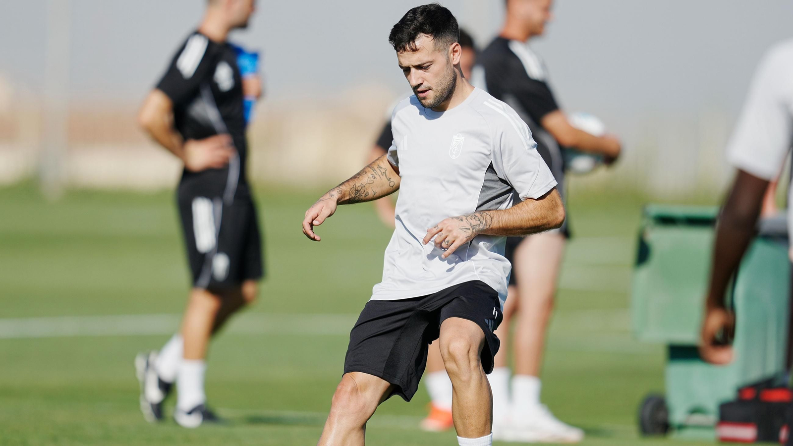 El rojiblanco ya ha entrenado con sus nuevos compañeros