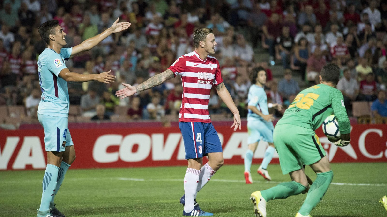 Partido del Granada CF contar el filial del Barça