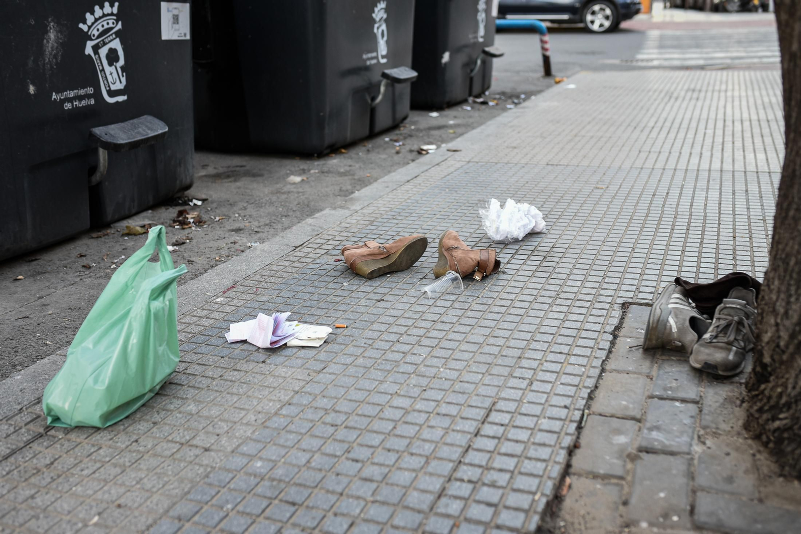 Imágenes de algunos de los puntos más sucios de Huelva