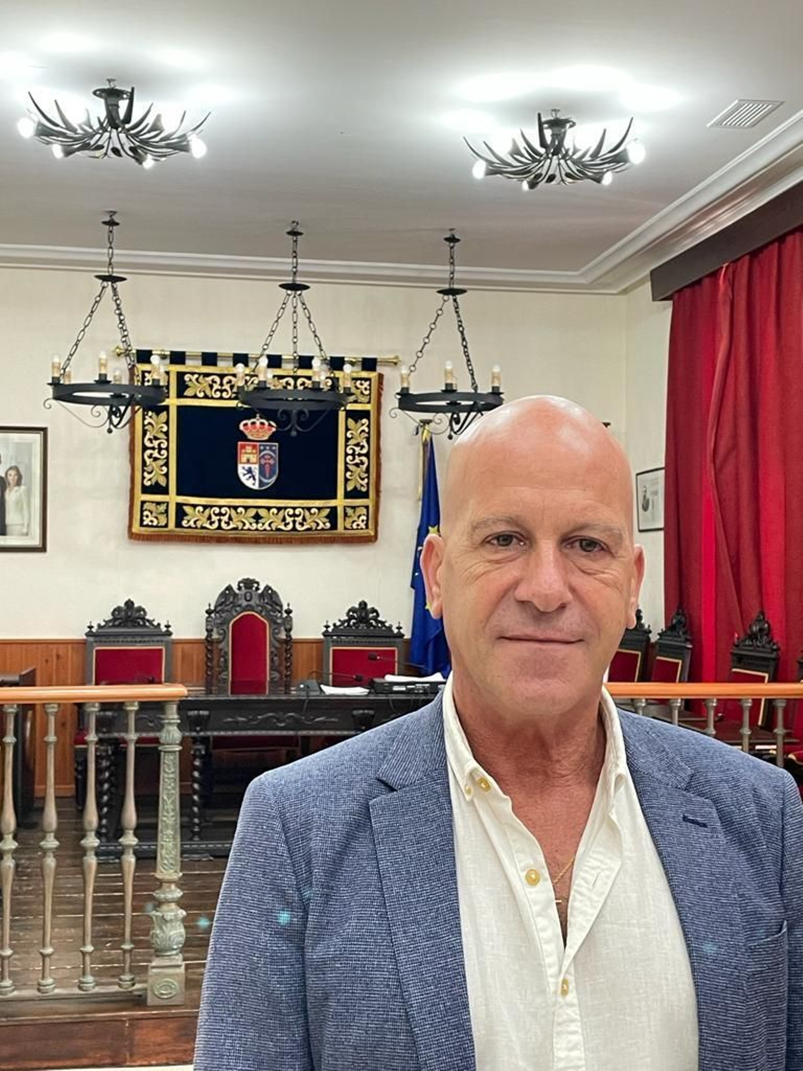 Mario Peña, alcalde de Calañas.