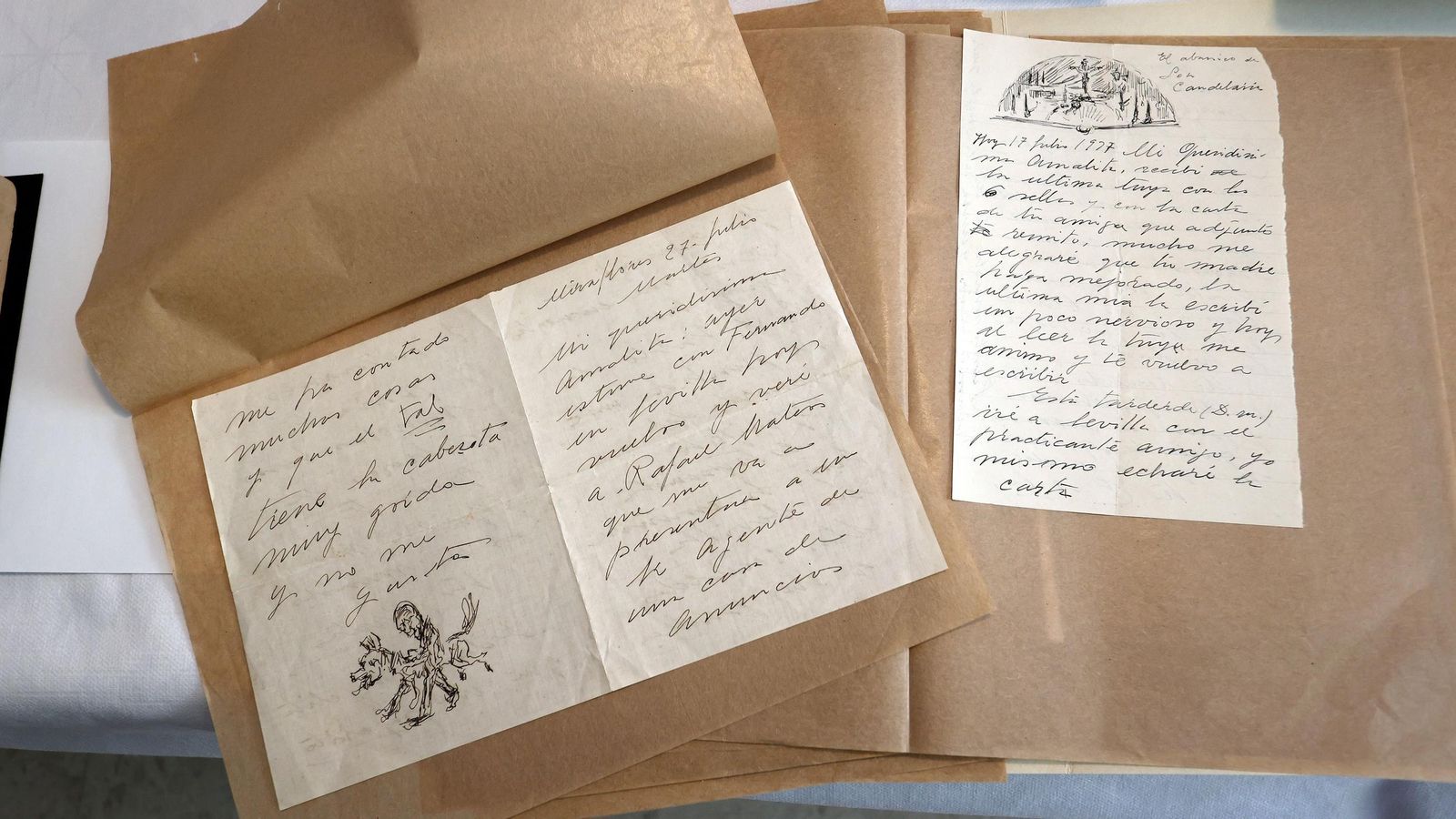 Manuscritos del pintor jerezano. Manuscritos del pintor jerezano.