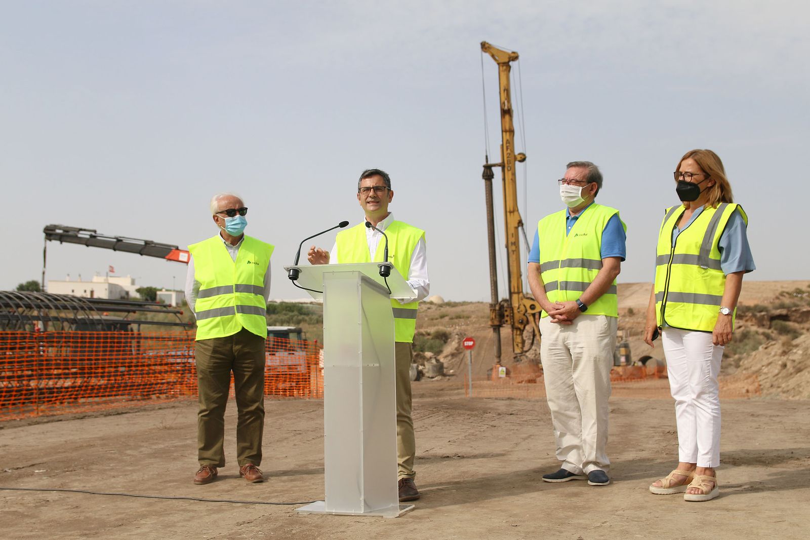 Fotogalería de la visita del ministro Félix Bolaños a las obras del AVE