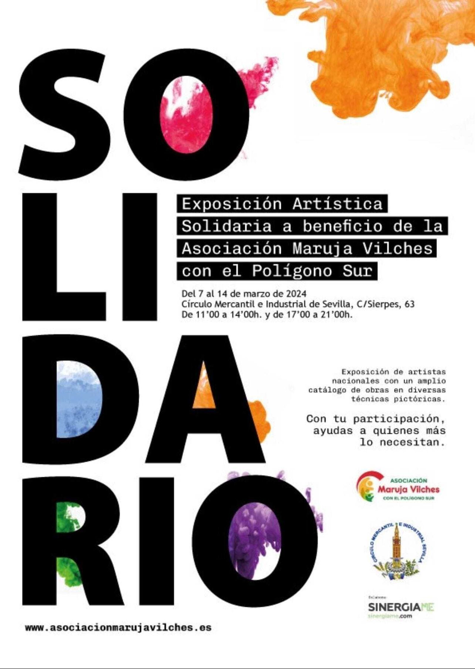 Cartel de la exposición 'Solidario'