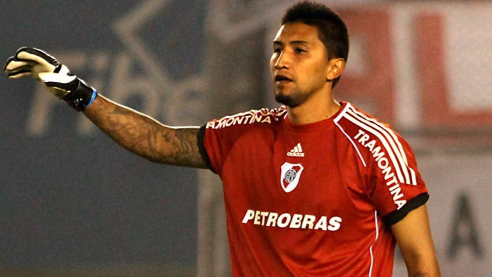 'El Indio' Vega durante su etapa en River Plate