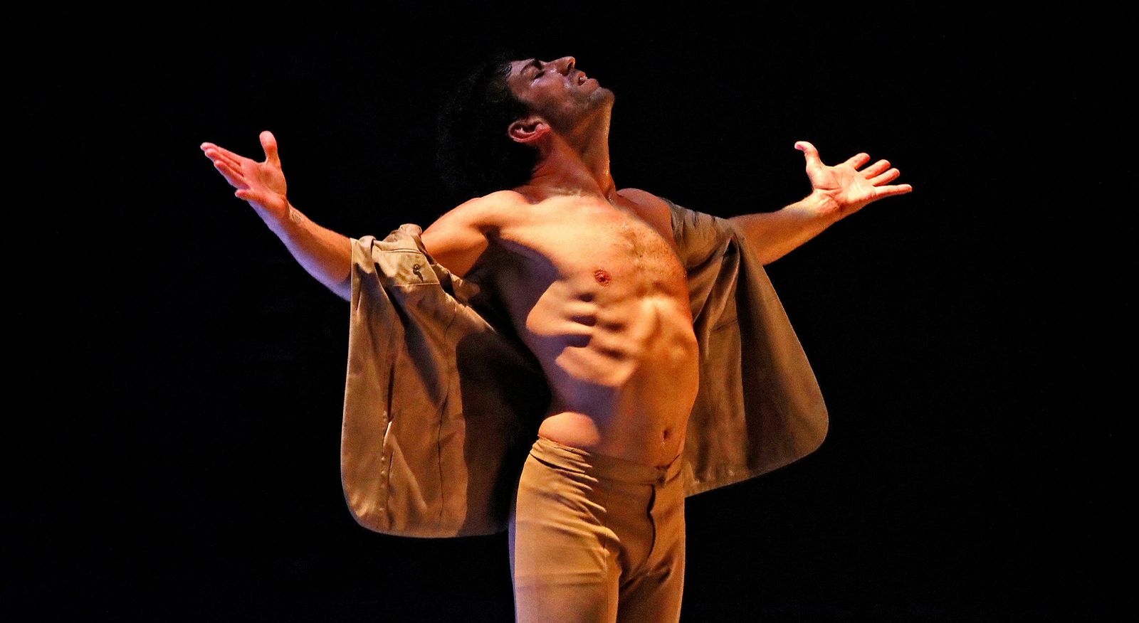 David Coria, en un momento del espectáculo que el pasado 7 de marzo llevó al Villamarta y que le ha valido el Premio del Público.