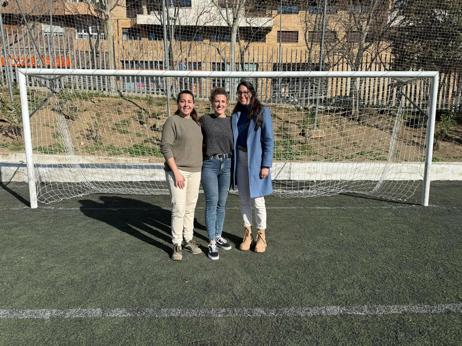 Reunión del Atlético Jiennense con la concejal de Deportes, Beatriz López.