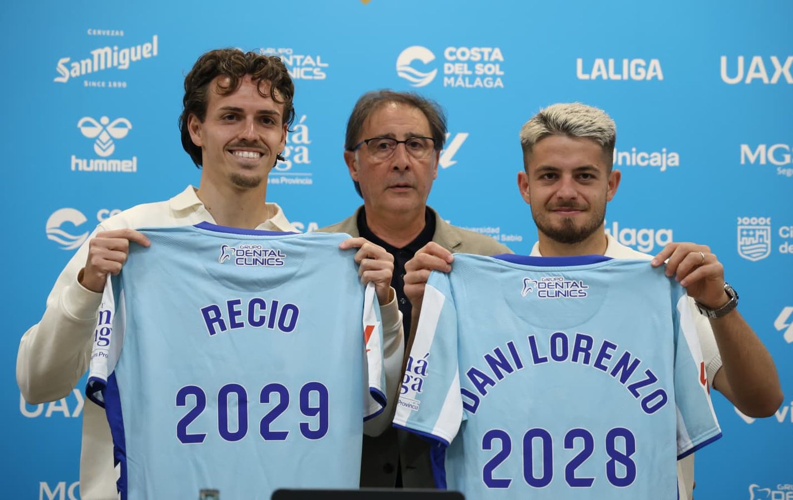 Las fotos de Dani Lorenzo y Ángel Recio en La Rosaleda