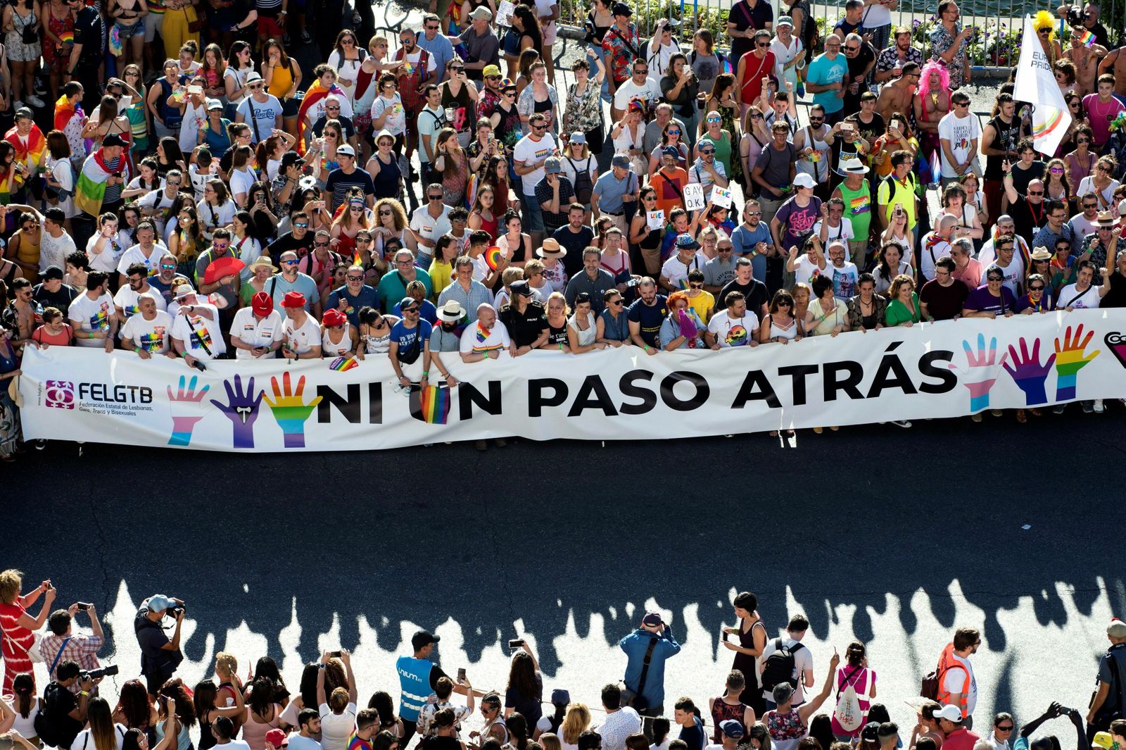 Manifestación del Orgullo LGTBI en Madrid.
