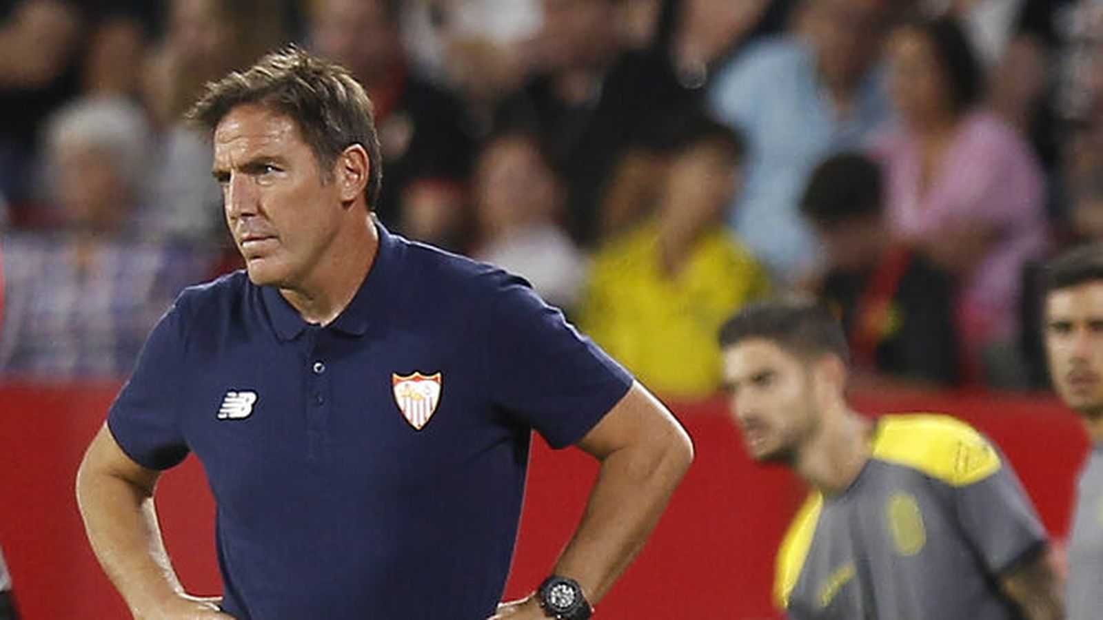 Berizzo, en un partido en el Ramón Sánchez-Pizjuán.