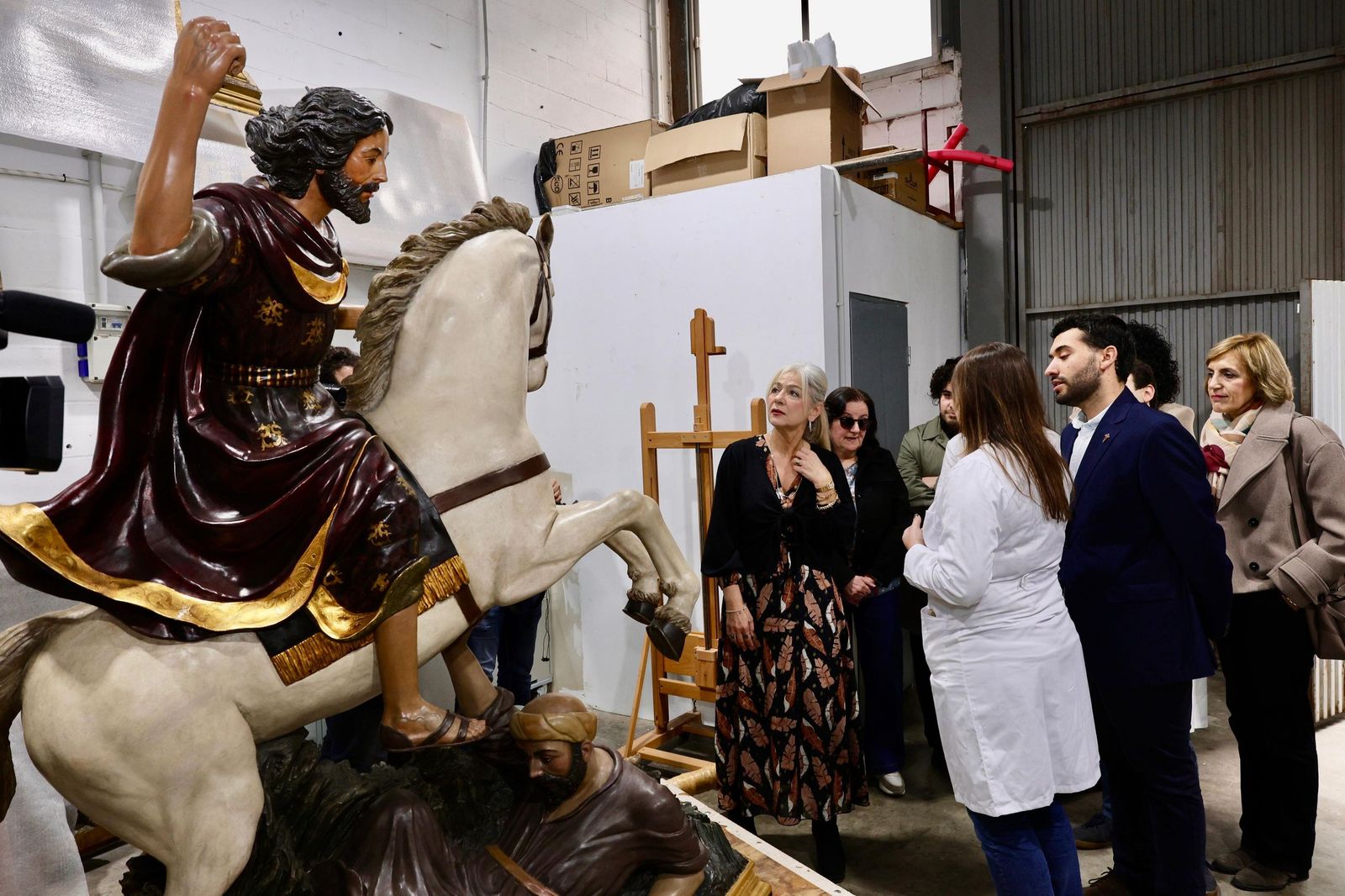 Visita al taller Musae Restauración.