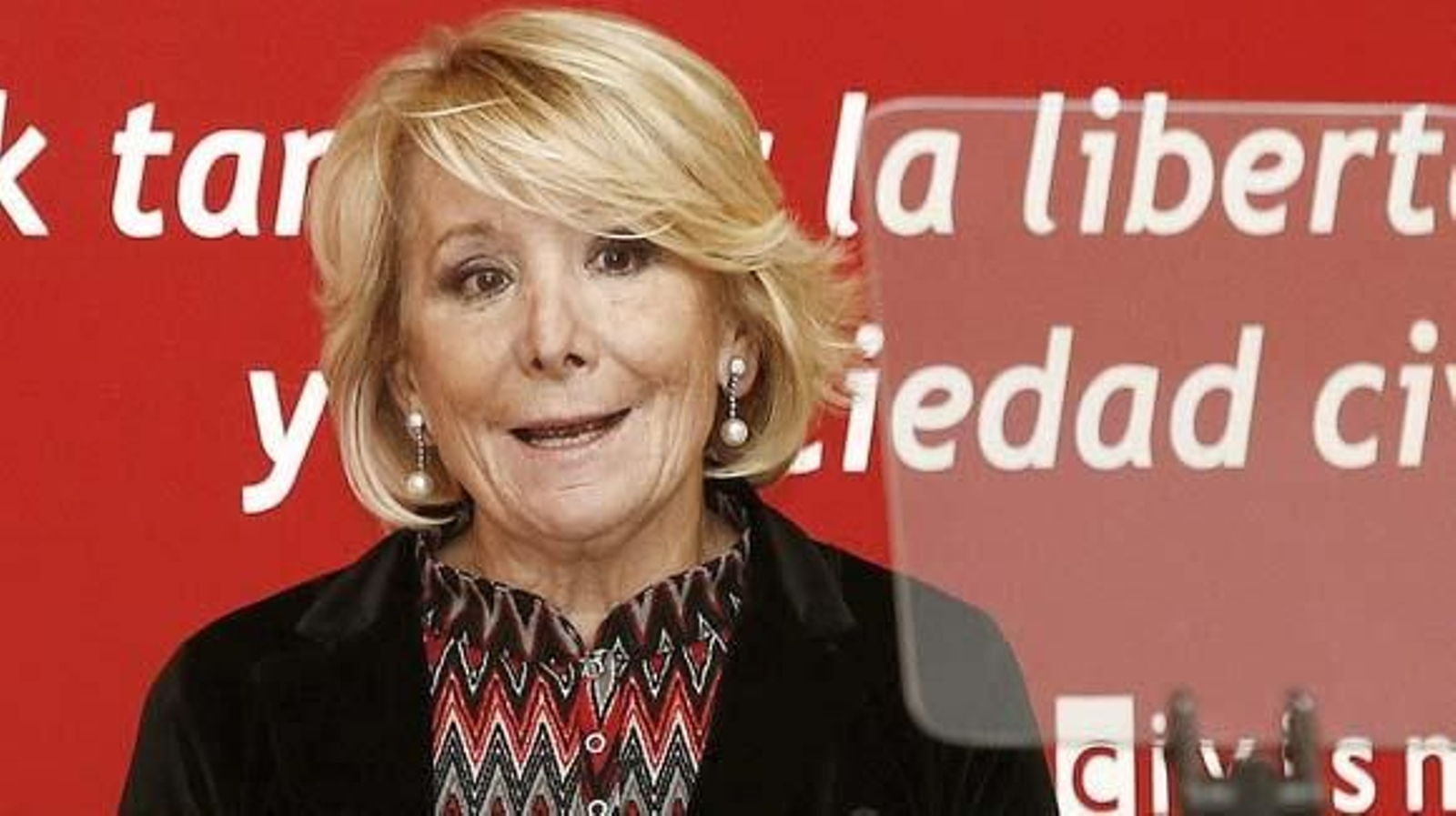 Esperanza Aguirre pronunciará el pregón taurino de la Feria de Abril