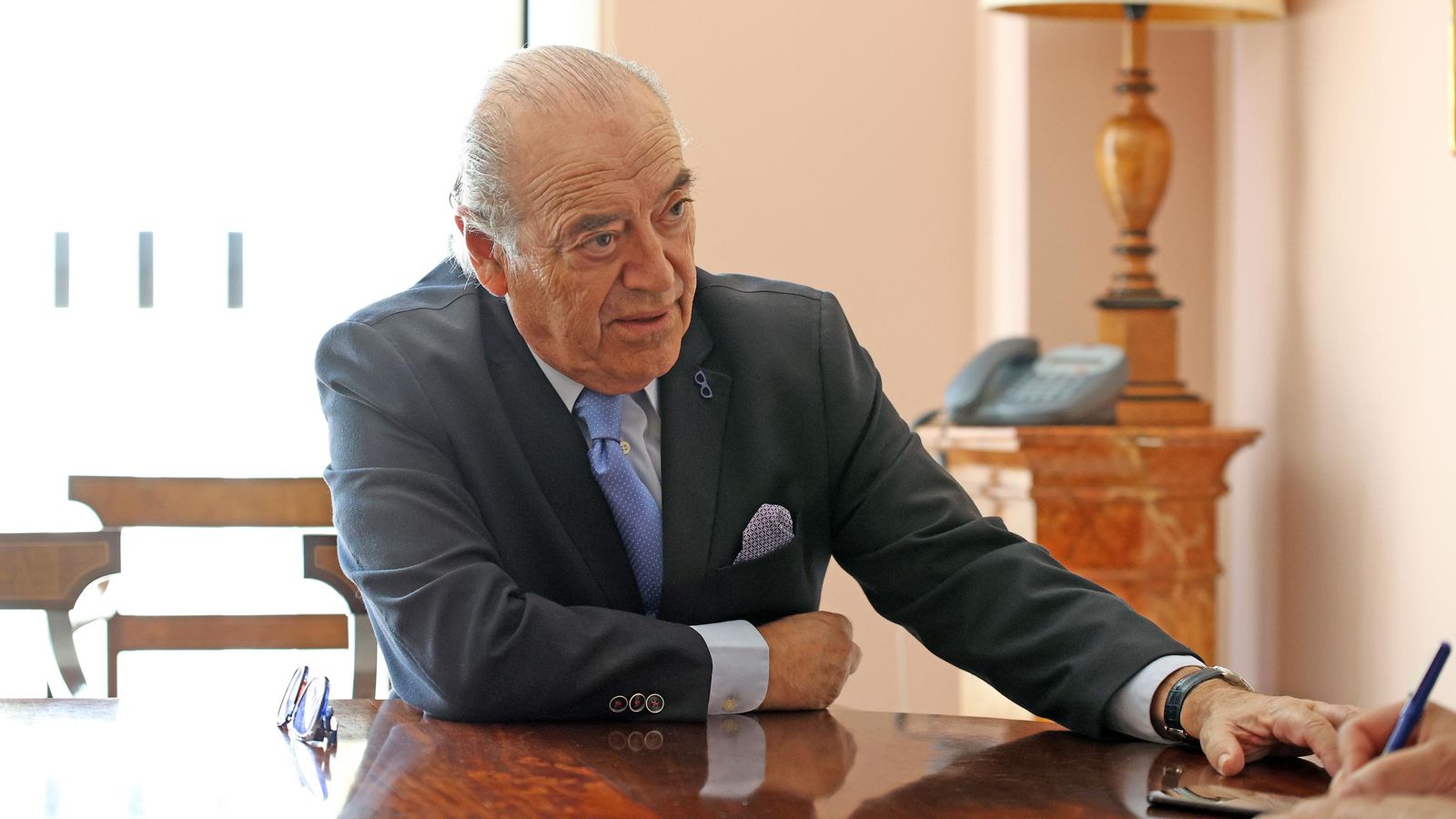 Antonio Felices durante la entrevista.