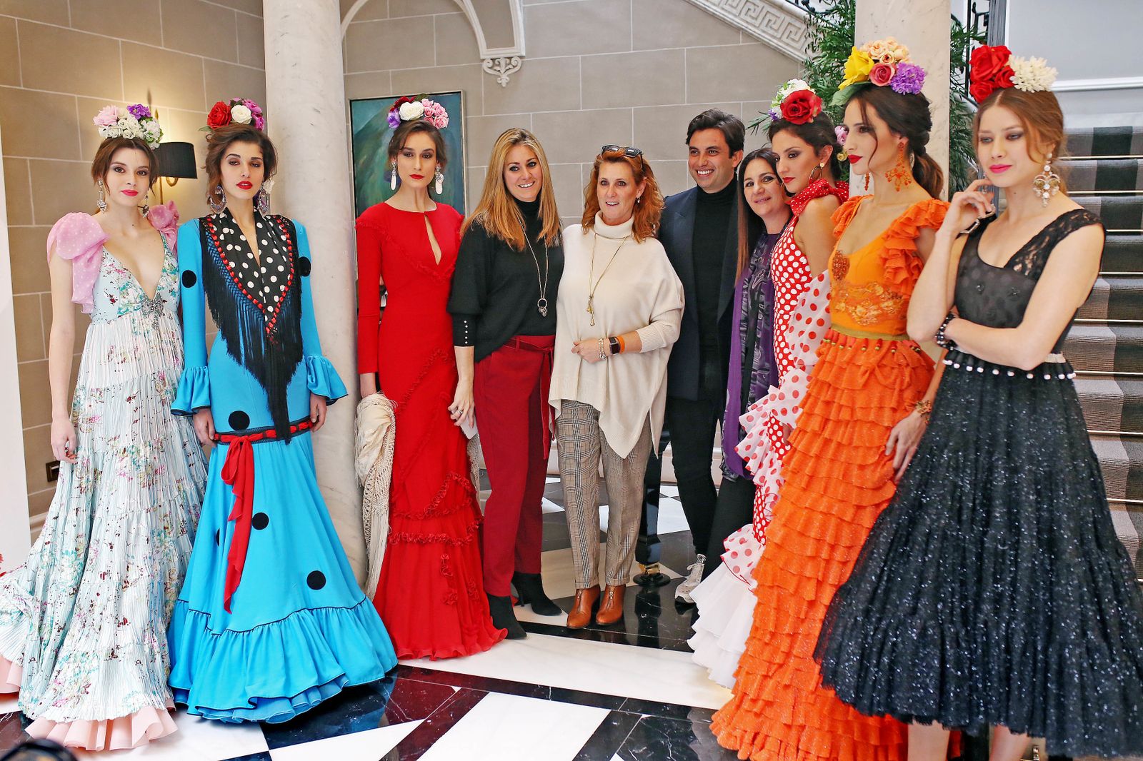 Hotel Mª Luisa. Presentación colección flamenca Amparo Macías.