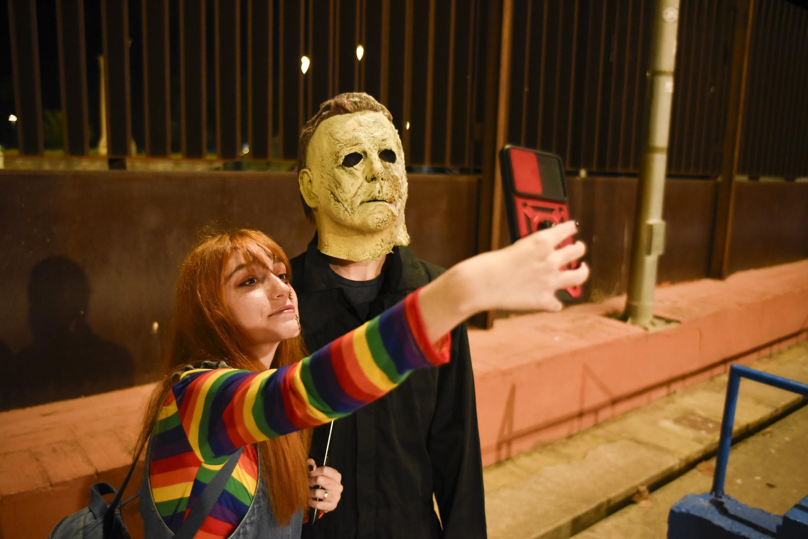 Fotos del horror freak por Halloween en La Línea