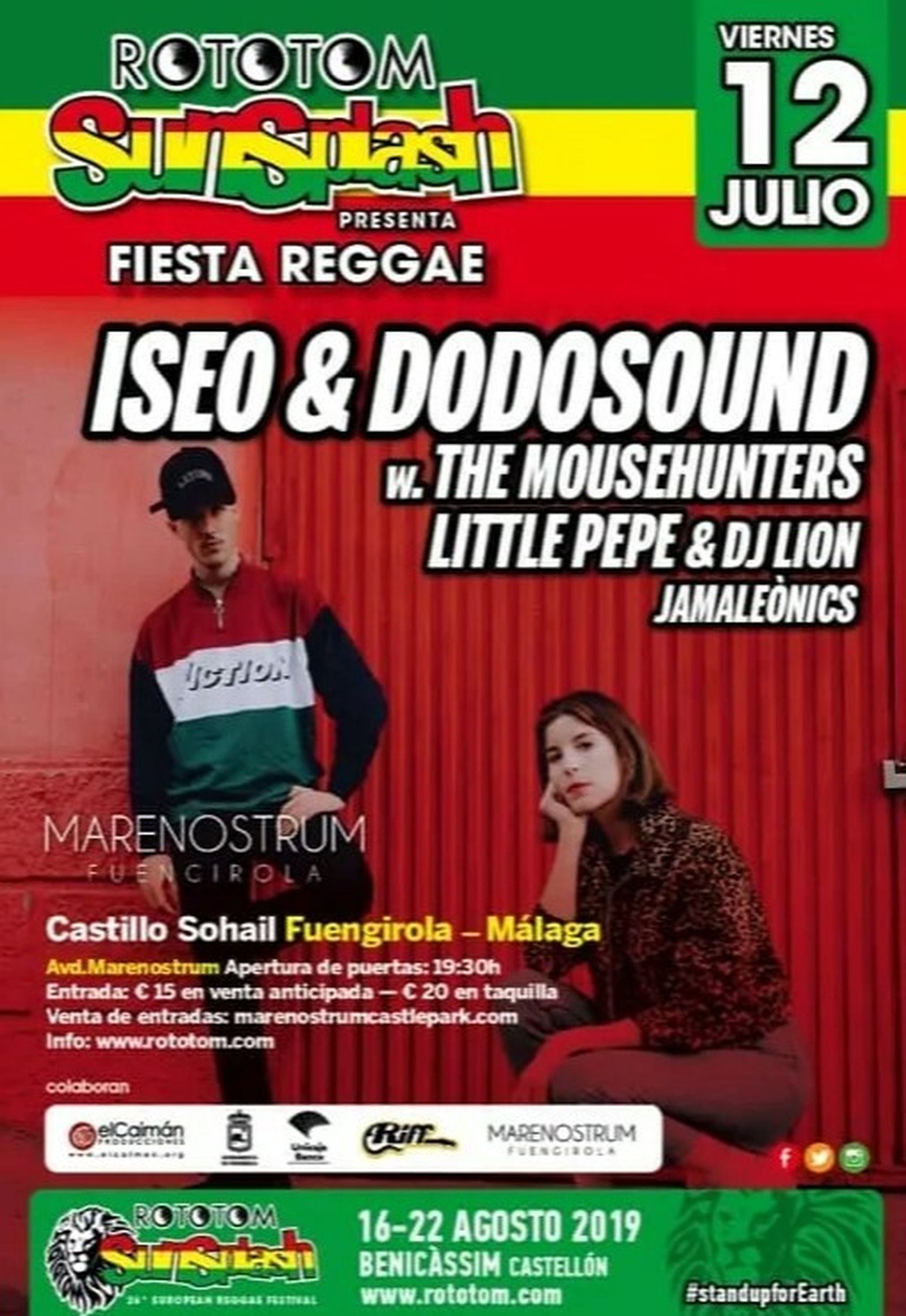 Reggae trompetero en Fuengirola.