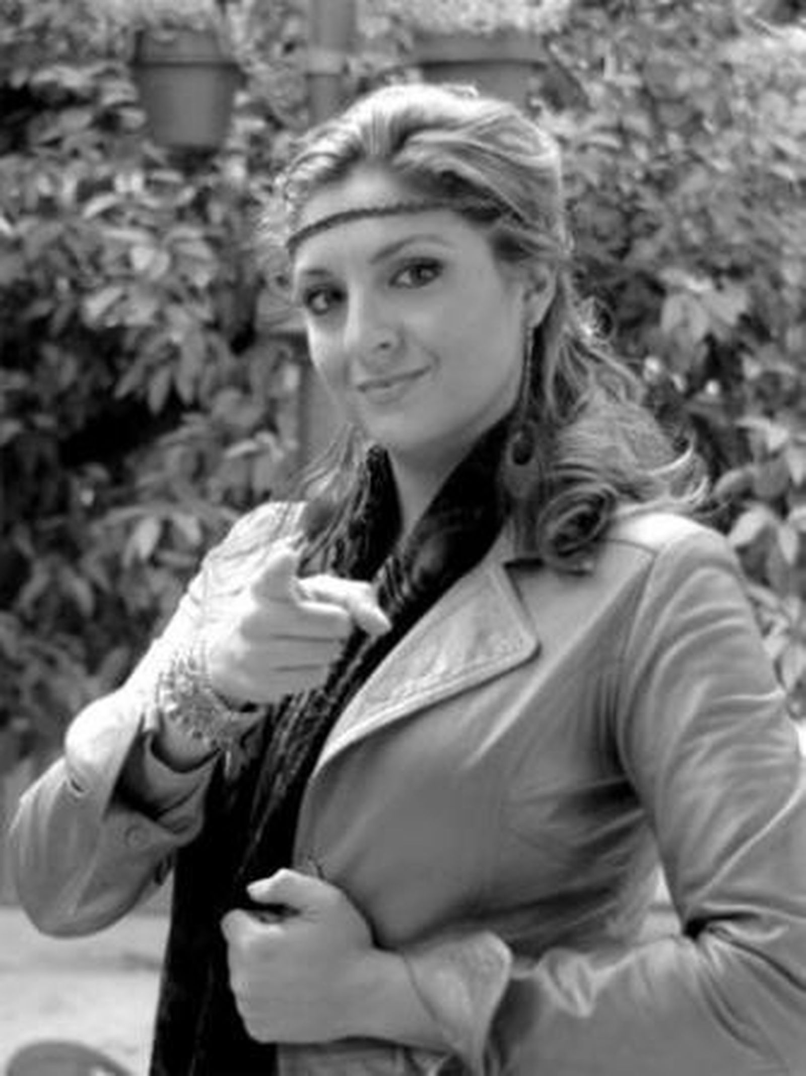 Méndez posa tras la entrevista, en días pasados.