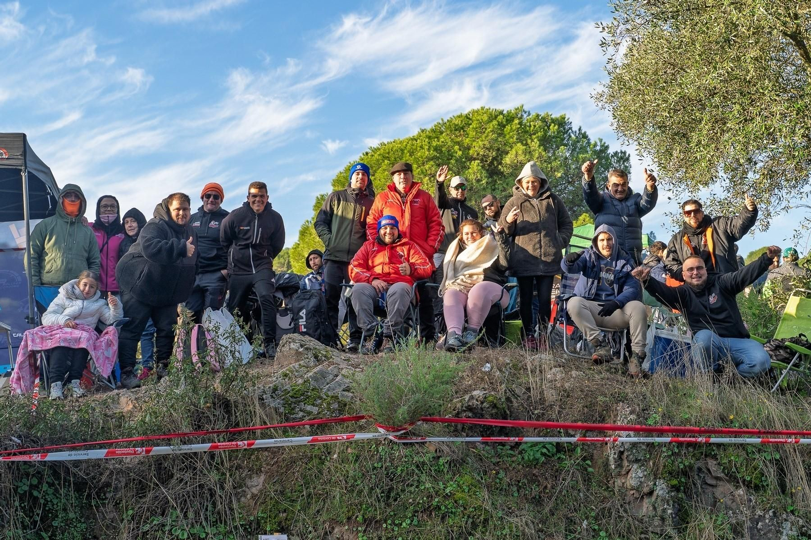 El espectacular arranque de la Subida a Trassierra, en imágenes