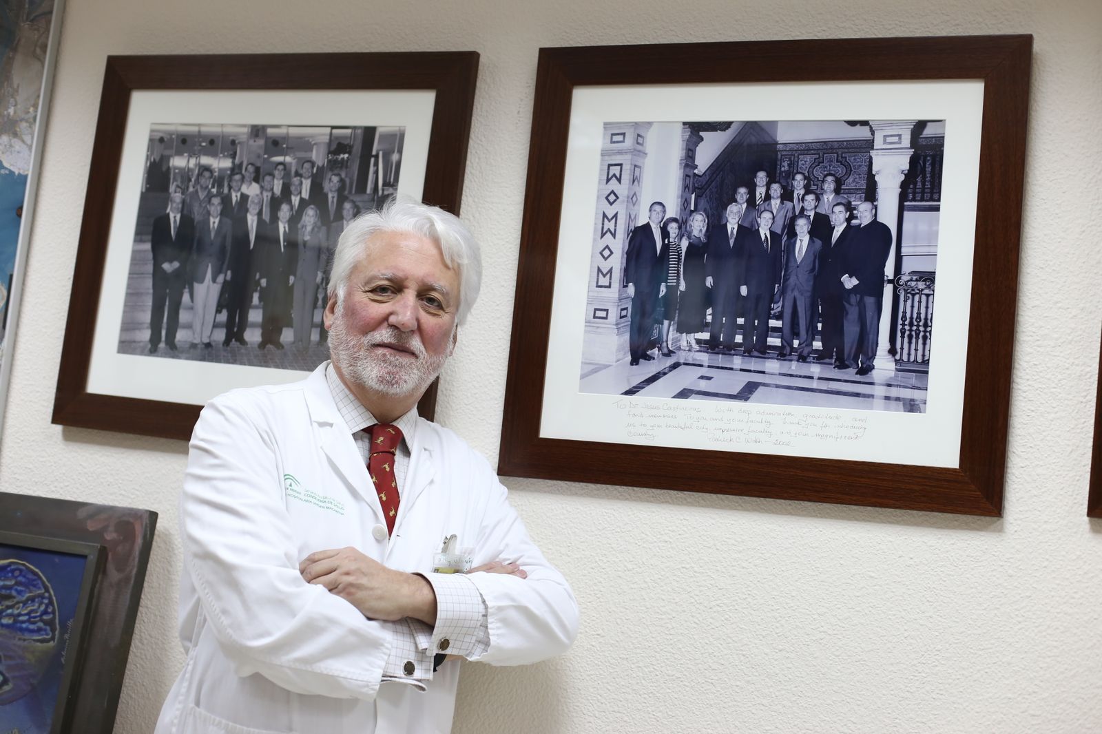 El doctor Castiñeiras, presidente de la Academia de Medicina de Sevilla y jefe de Urología en el Hospital Macarena.