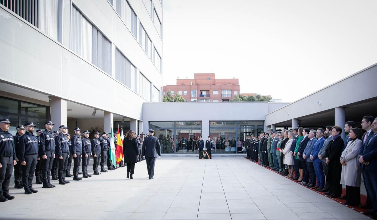 Las imágenes del la celebración de San Esteban en la Jefatura de la Policía Local