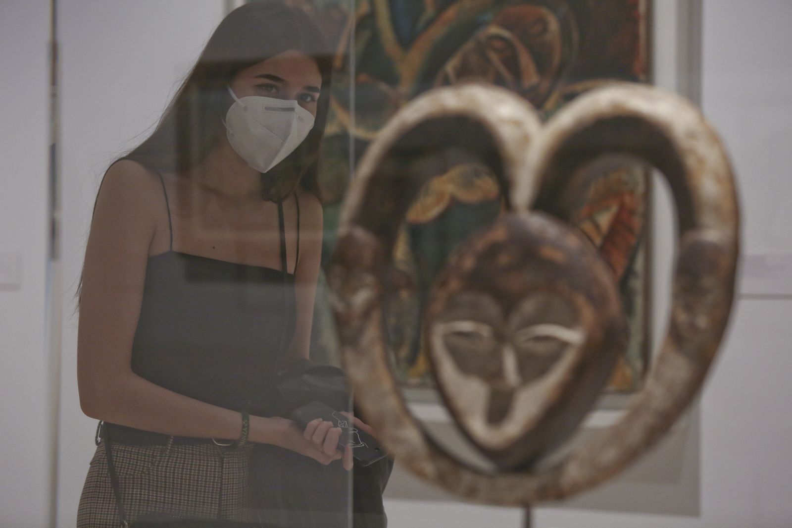 Las fotos del (tímido) reencuentro con los museos en Málaga