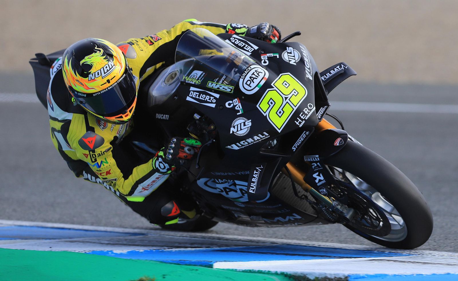 Imágenes del entrenamiento de Superbike en el Circuito de Jerez