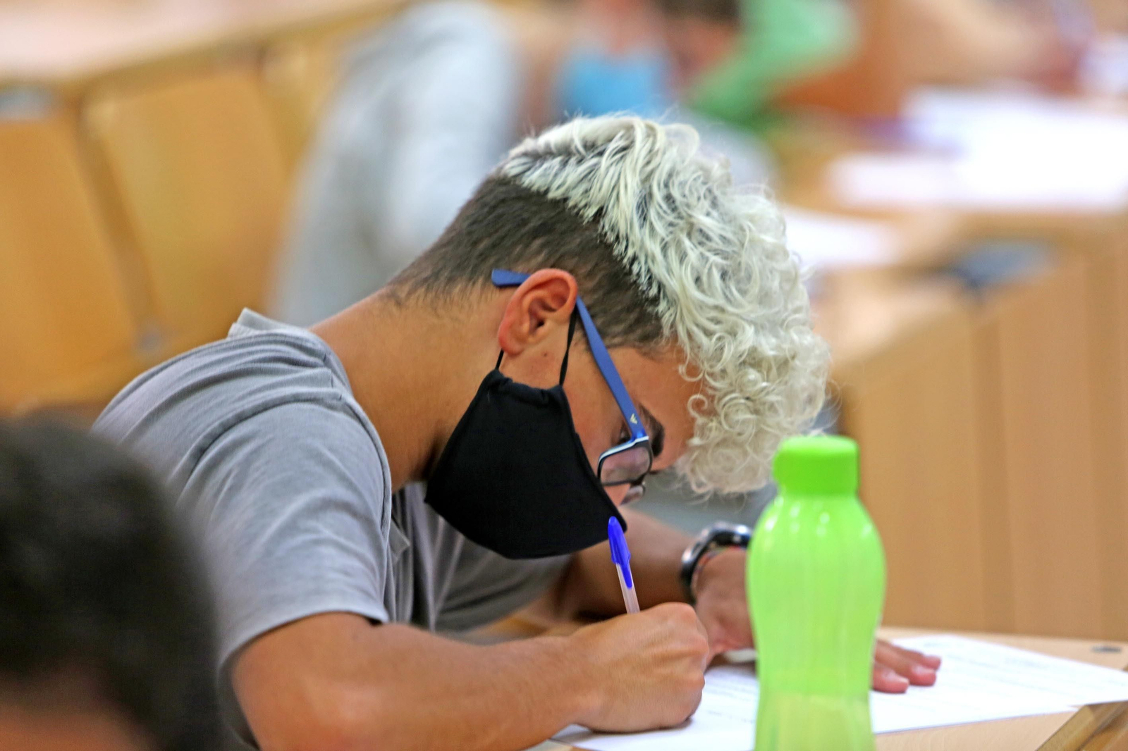 Pruebas de selectividad 2020 en el campus de Jerez