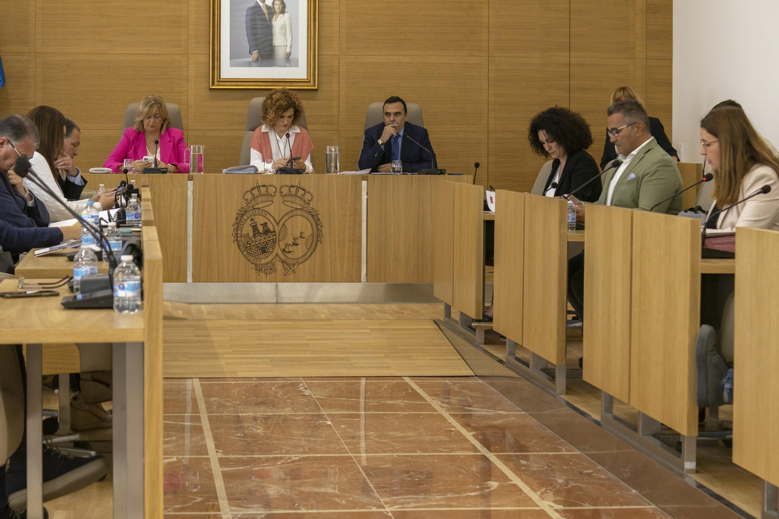 Imágenes del pleno celebrado en la Diputación