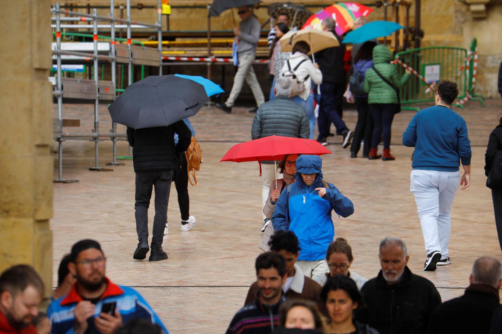 El paso de la borrasca Nuria por Córdoba, en imágenes
