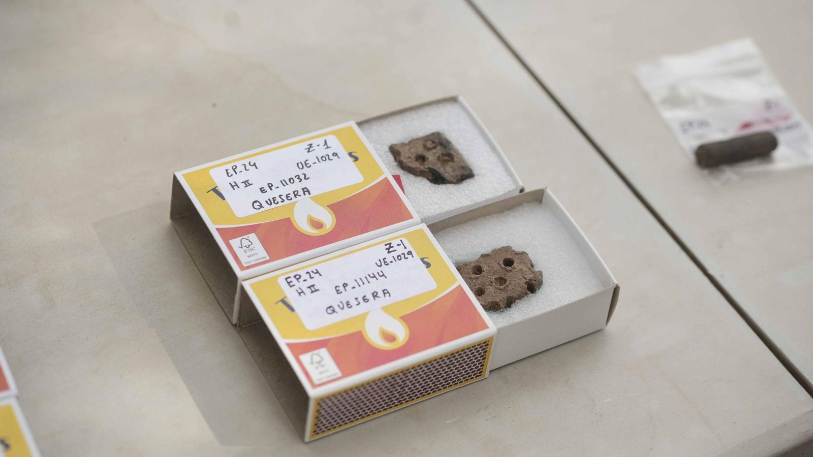 Vestigios prehistóricos encontrados en el Peñón de Peñarroya-Pueblonuevo.