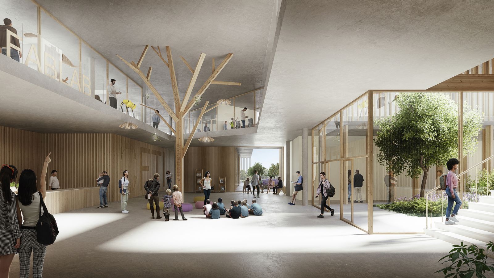 Así será el nuevo Centro de Tecnología e Innovación del Liceo Francés en la Cartuja