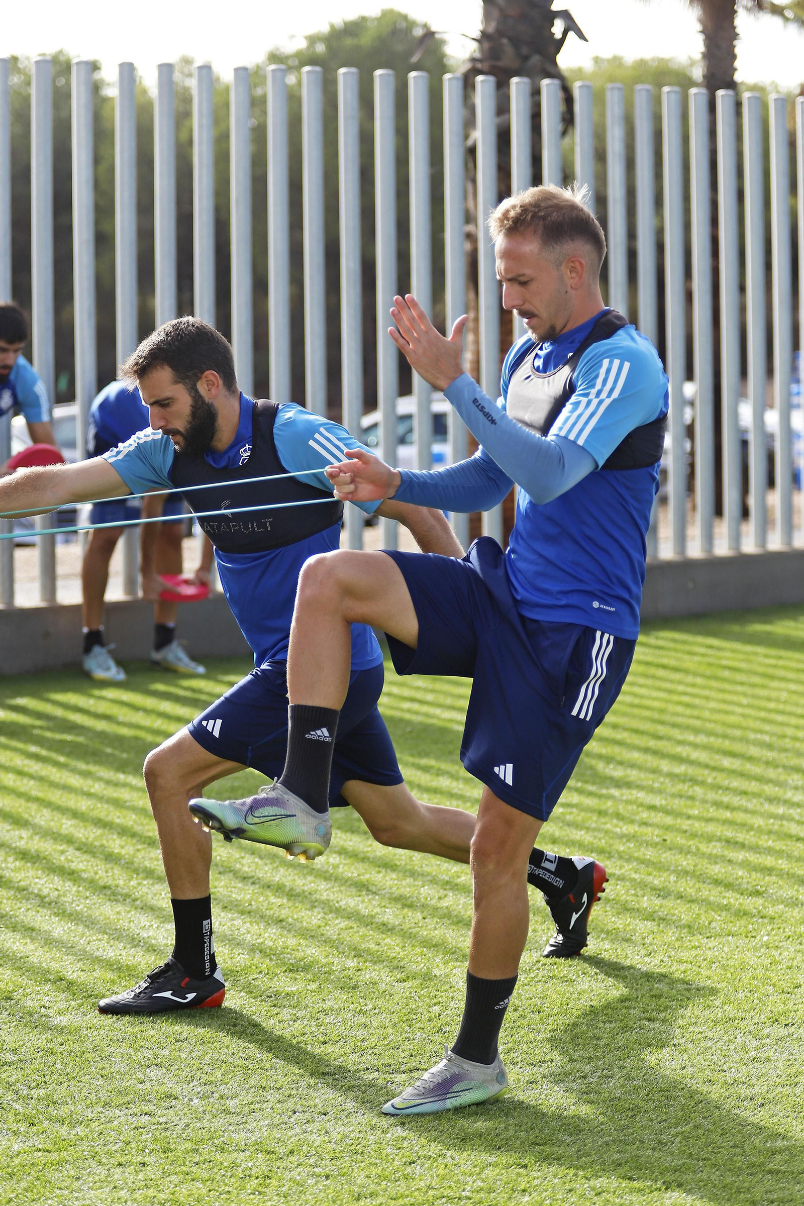 Imágenes del entrenamiento del Recreativo de Huelva