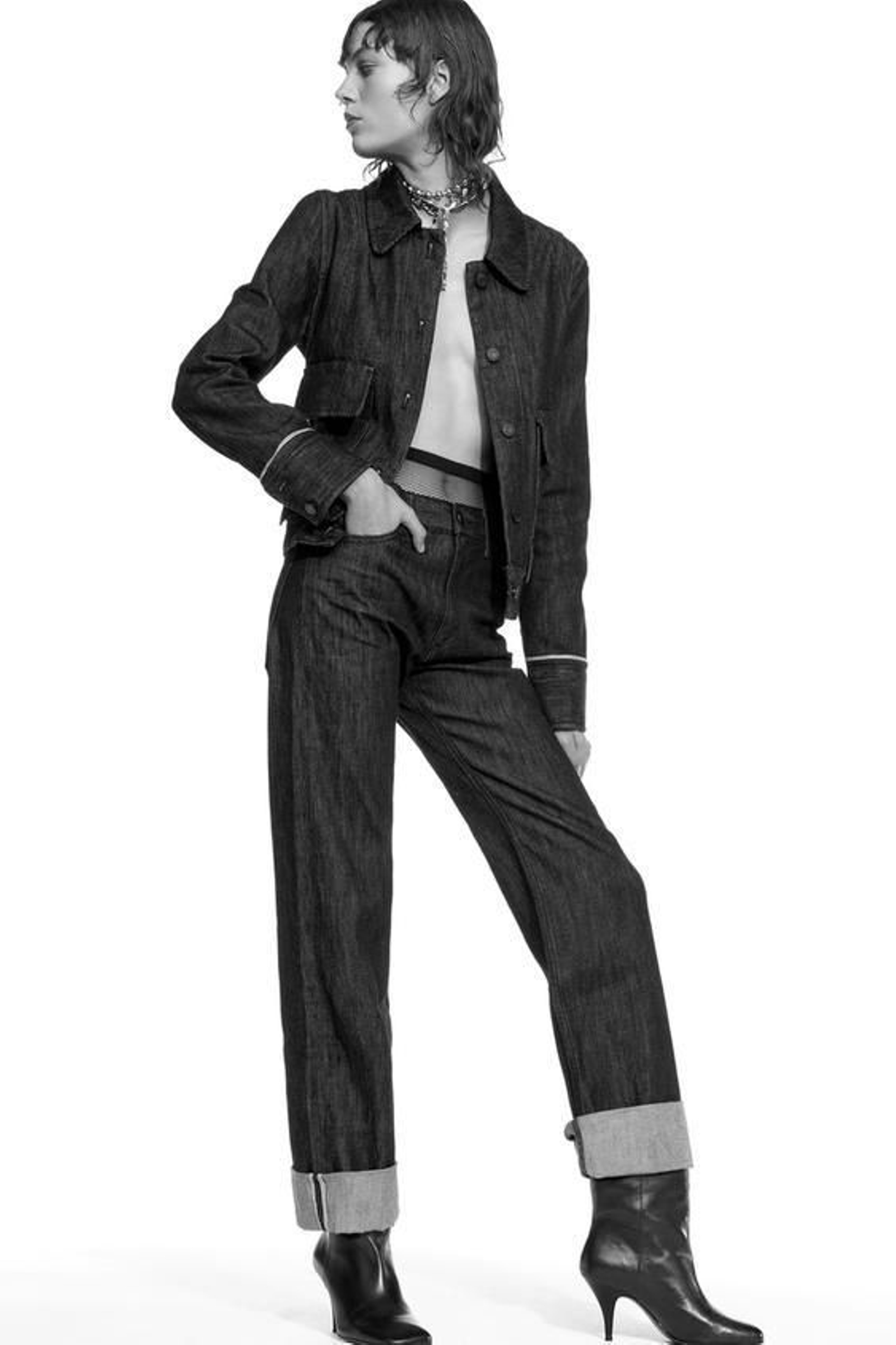 El conjunto denim de Zara que es lo más esta temporada