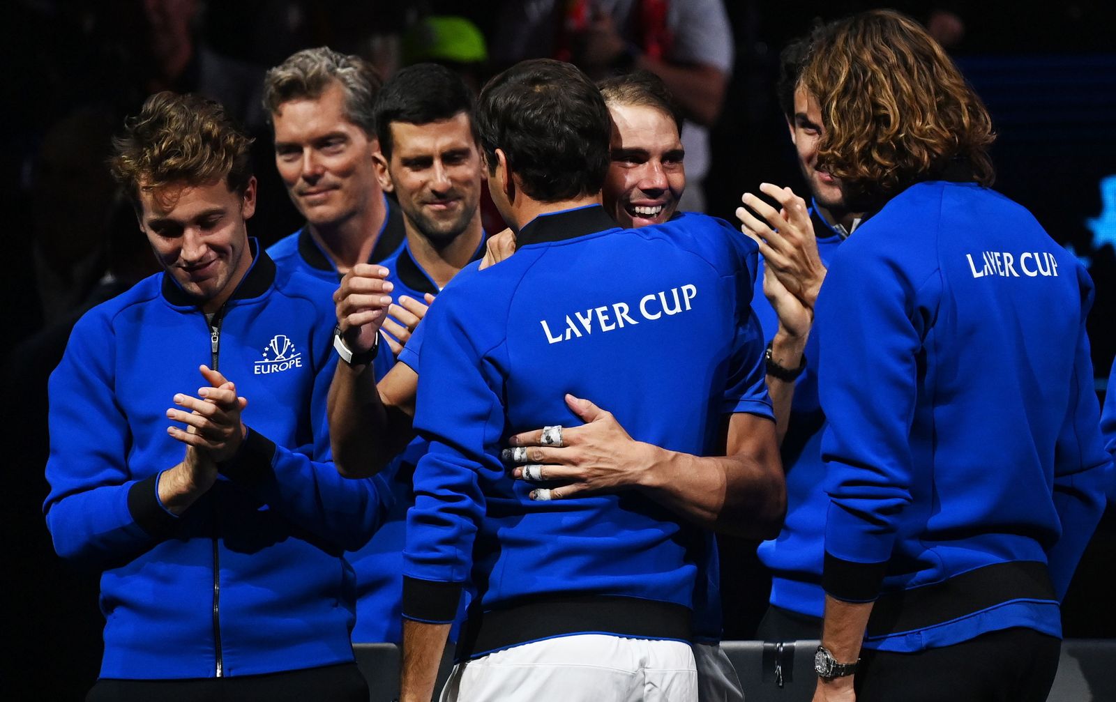 Las imágenes de la despedida de Federer