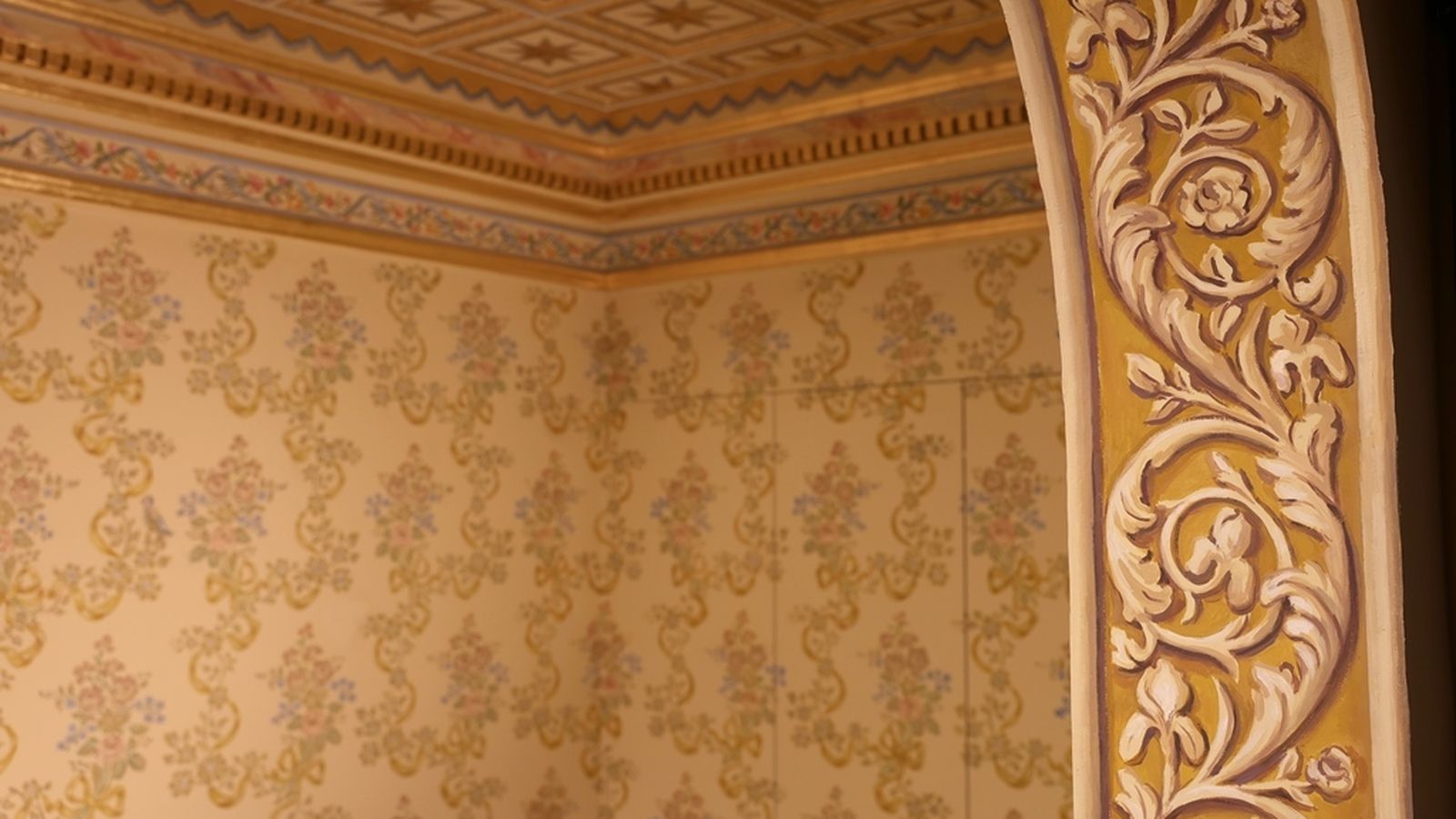 Detalle del camarín de la Virgen