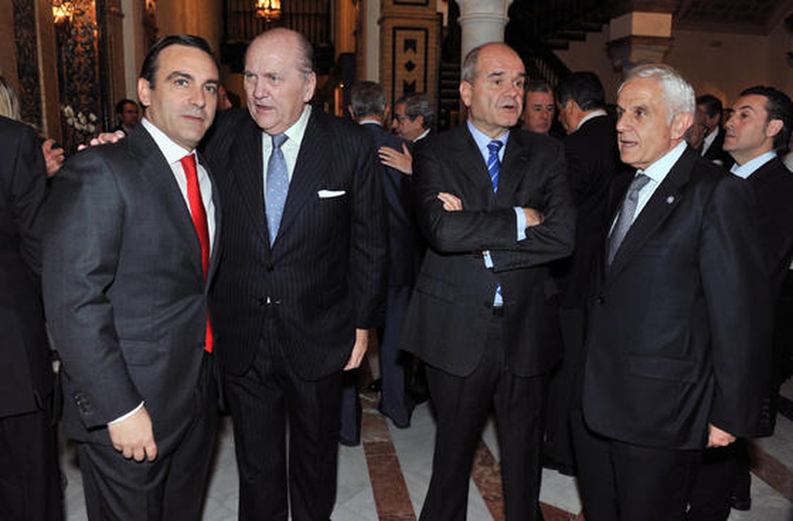 Manuel Iturbe, José Moya, Manuel Chaves y Antonio Pascual. / / Reportaje gráfico: Antonio Pizarro / Juan Carlos Muñoz / Juan Carlos Vázquez